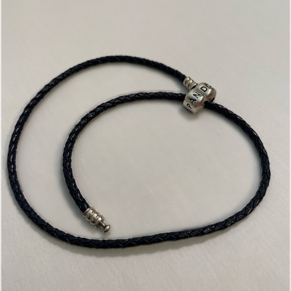 Pandora Leather Bracelet Black original authentic New